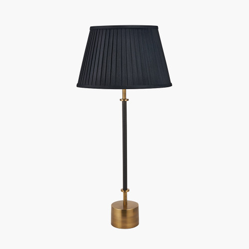 Antoine Black Lamp & Lyndon 35cm Black shade