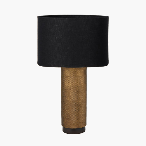 Aurelio Lamp & lino 35cm black shade