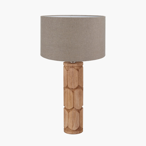 Aurelia Tall Lamp & Edward 35cm natural shade