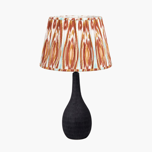 Ioan blk Table Base & Izara 40cm Cinn shade