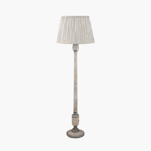 Captiva Grey Lamp & Thiago 45cm natural shade