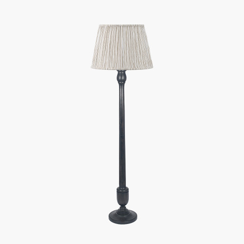 Captiva black Lamp & Thiago 45cm natural shade