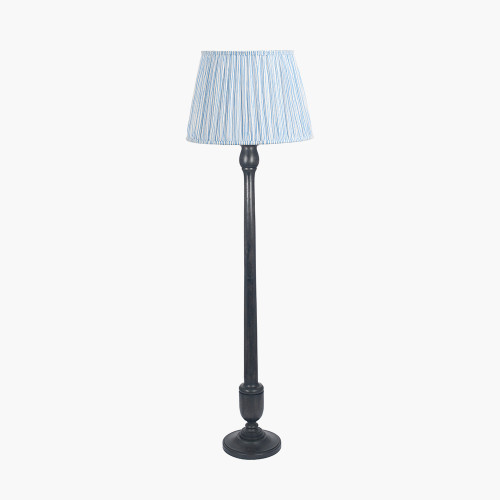 Captiva black Lamp & Thiago 45cm blue shade