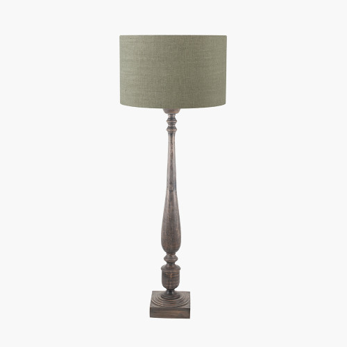 Alia Grey Lamp & Edward 45cm Pistachio shade