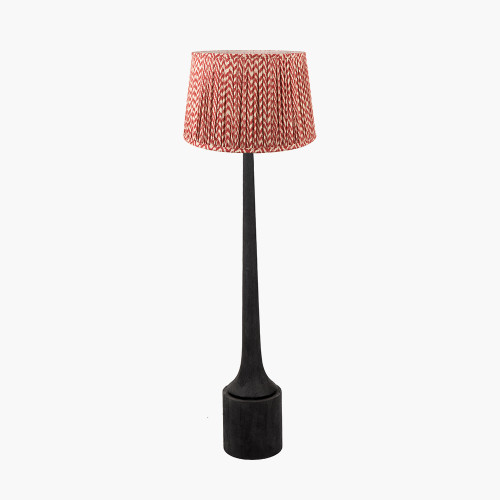 Marin Black Floor & Vienna 45cm Red shade