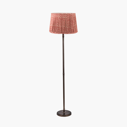 Piero Floor Base & Vienna 45cm Red shade