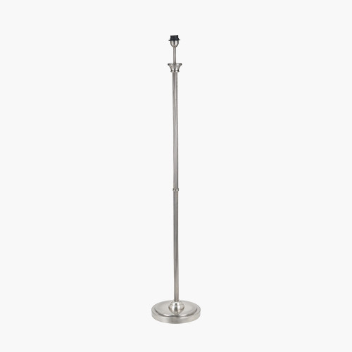 Salvatore Silver Metal Floor Lamp Base