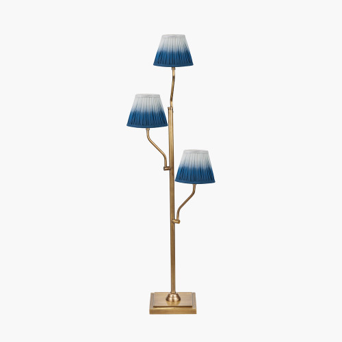 Tatiana Floor & Scallop 16cm Blue Shade
