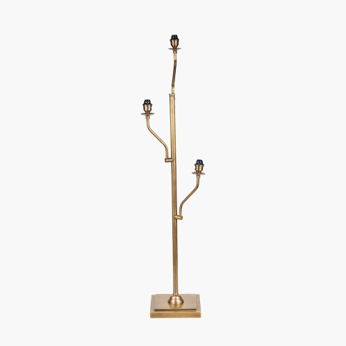 Tatiana Antique Brass Metal Floor Lamp Base