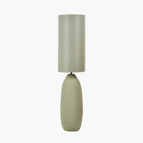 Erika Sage Textured Ceramic Floor Lamp