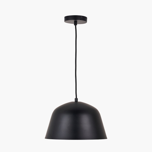 Amalie Black Metal Retro Electrified Pendant