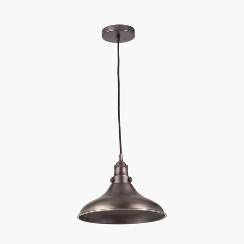 Ellis Antique Bronze Café Metal Pendant