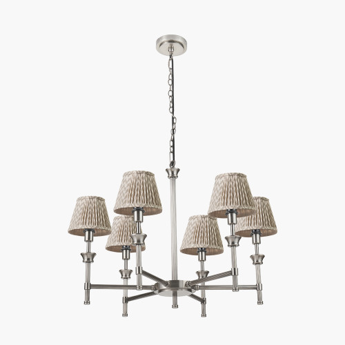 Salvatore Pendant & Vienna 14cm taupe Shade