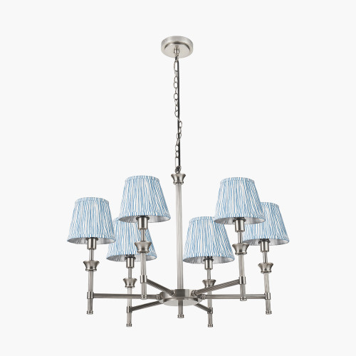Salvatore Silver Pendant/16cm Blue shade