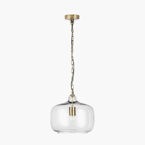 Corby Clear Glass Pendant