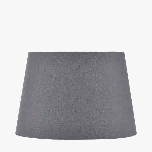 40cm Steel Grey Tapered Poly Cotton Shade