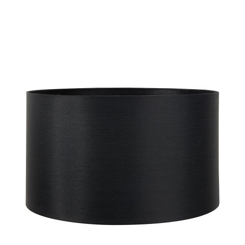 40cm Black Silk Cylinder Drum Shade