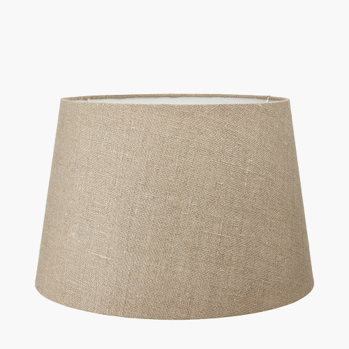 30cm Natural Linen Tapered Shade