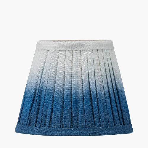 Scallop 16cm Blue Ombre Tapered shade