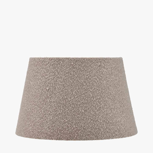 45cm Taupe Boucle Tapered Shade