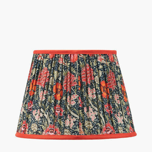 Floressa 30cm Red Floral Pleat Tapered Shade