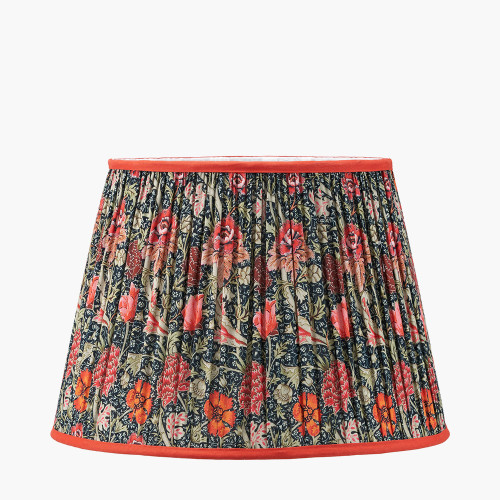 Floressa 40cm Red Floral Pleat Tapered Shade