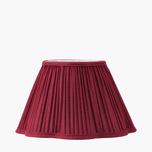 Malia 30cm Mulberry Scalloped Taper Shade