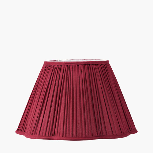 Malia 45cm Mulberry Scalloped Taper Shade
