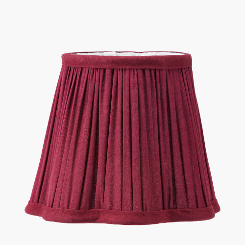 Malia 18cm Mulberry Scalloped Taper Shade