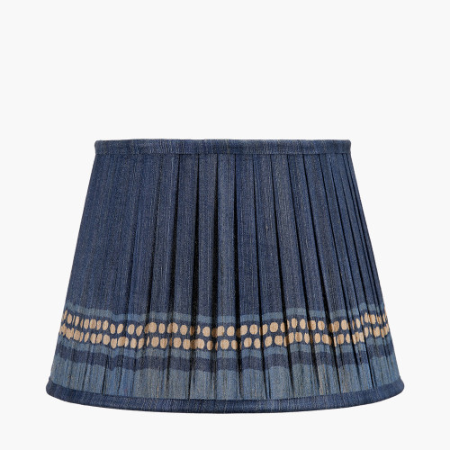 Samaira 30cm Blue Print Tapered shade