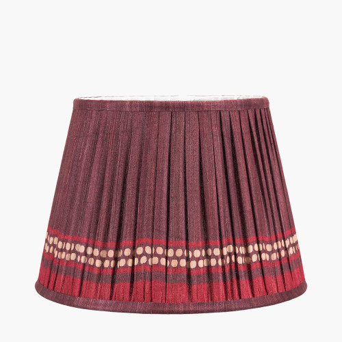 Samaira 30cm Red Print Tapered shade