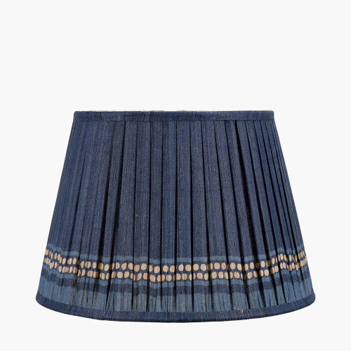 Samaira 35cm Blue Print Tapered shade