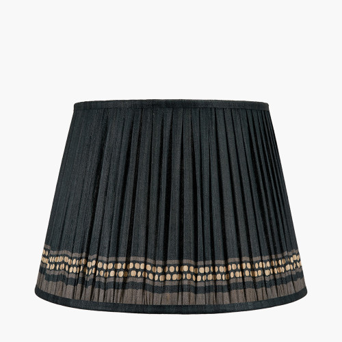 Samaira 40cm Black Print Tapered shade