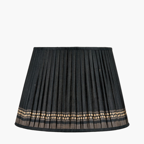 Samaira 45cm Black Print Tapered shade