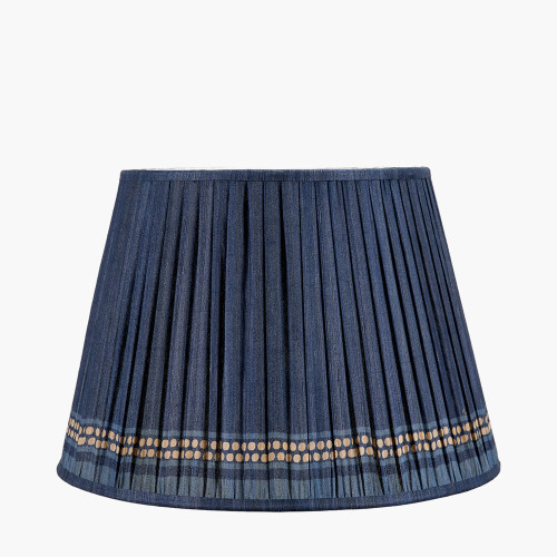 Samaira 45cm Blue Print Tapered shade