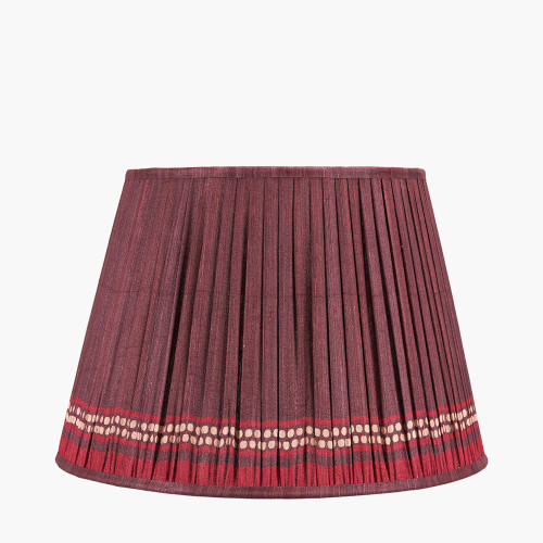 Samaira 45cm Red Print Tapered shade