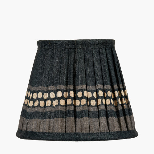 Samaira 16cm Black Print Tapered shade