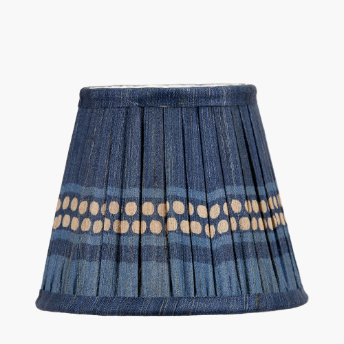 Samaira 16cm Blue Print Tapered shade