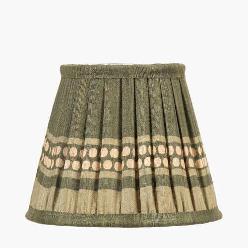 Samaira 16cm olive Print Tapered shade
