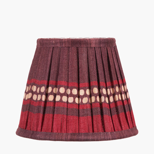 Samaira 16cm Red Print Tapered shade