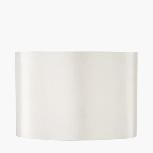 Mia 35cm Cream Oval Silk Mix Lampshade