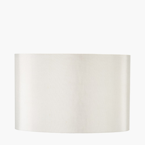 Mia 40cm Cream Oval Silk Mix Lampshade