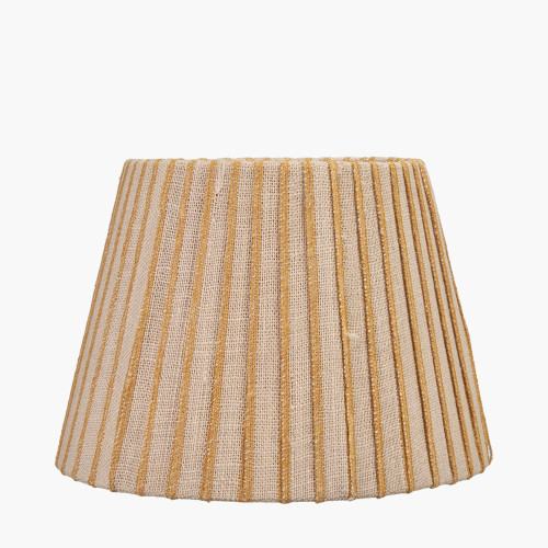 Isla 30cm Jute Natural &yellow Tapered shade