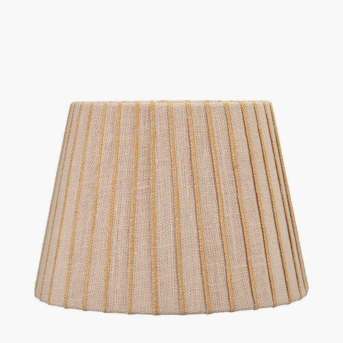 Isla 35cm Jute Natural &yellow Tapered shade