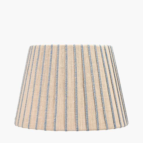 Isla 40cm Jute Natural & Blue Tapered shade