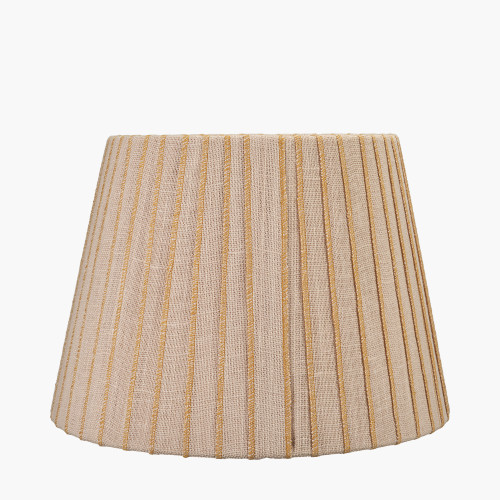 Isla 40cm Jute Natural &yellow Tapered shade