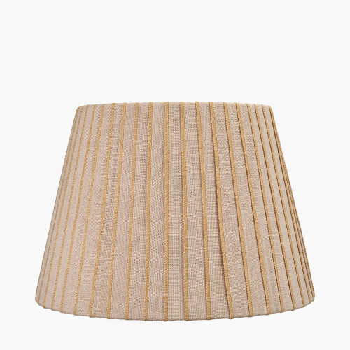 Isla 45cm Jute Natural &yellow Tapered shade