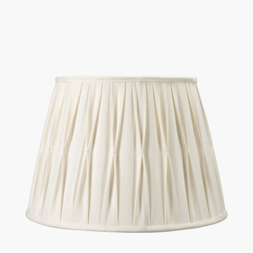 Odette 40cm white Cotton Tapered shade