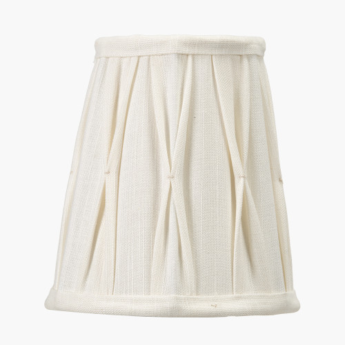 Odette 14cm white Cotton Tapered shade