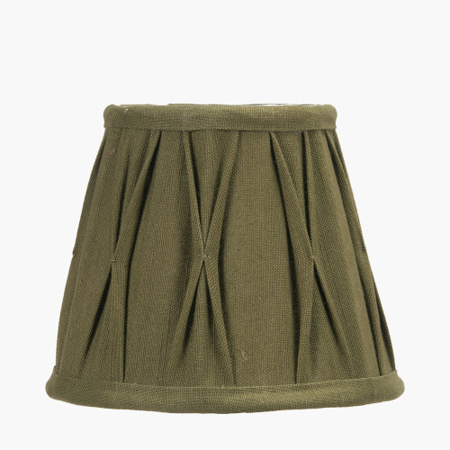 Odette 16cm Olive Cotton Tapered shade